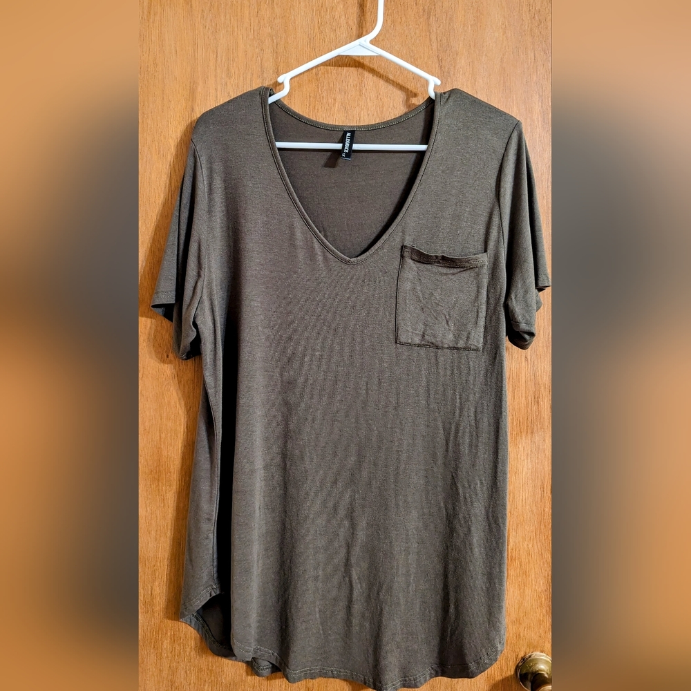 💥5 for 25 💥 Allegrace 1x top color olive green